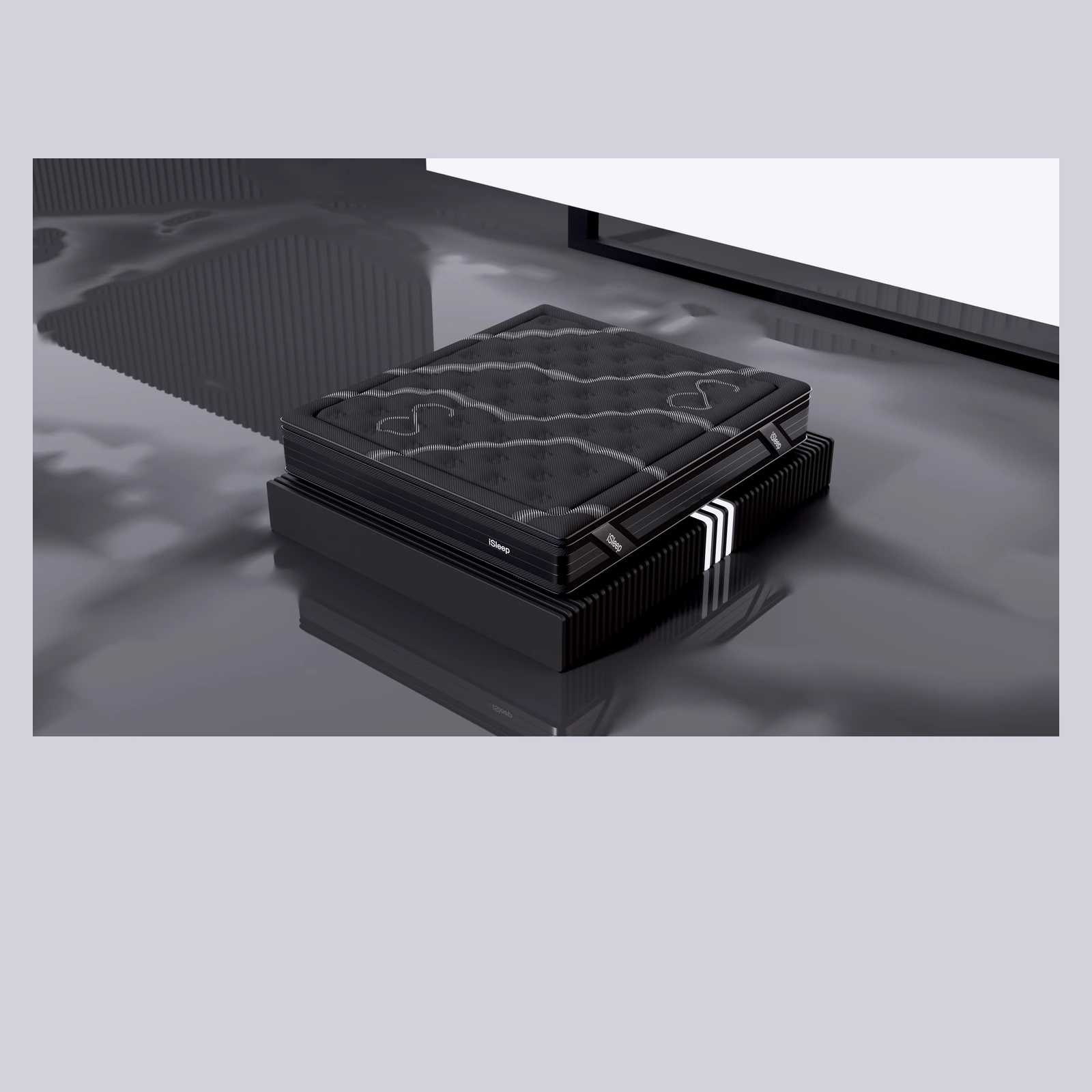 深色isleep床垫产品方案 / Dark isleep mattress concept