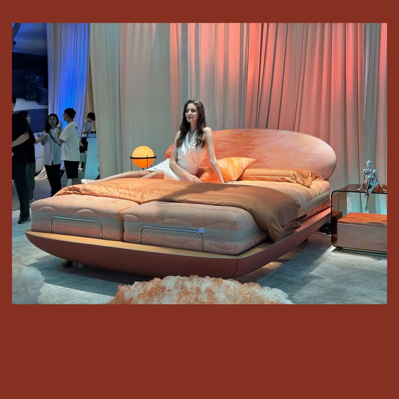 AISE睡眠系统展会陈列现场 / AISE sleep system exhibition display
