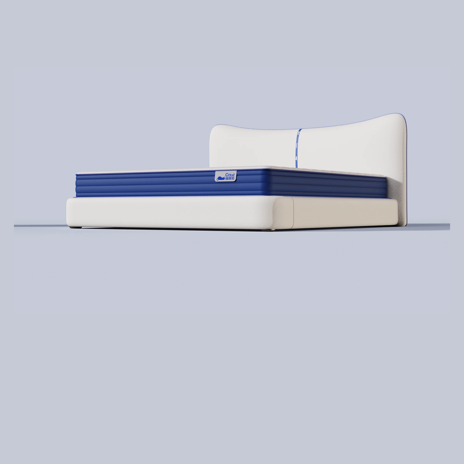 白色瞌睡猫软床产品方案 / White Catzz Soft Bed concept