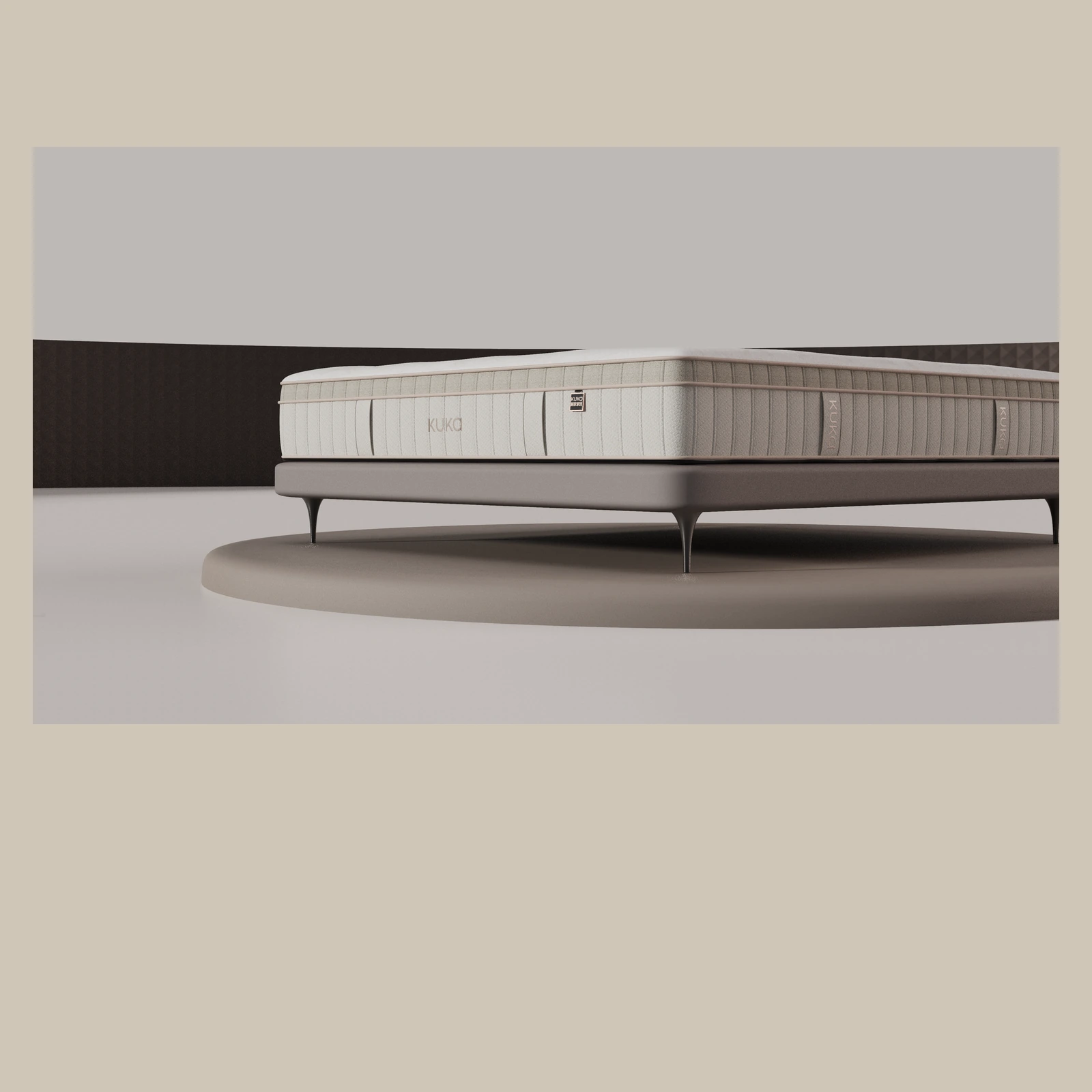 梦屿系列床垫侧面与包边细节 / Dream Island mattress side and piping detail